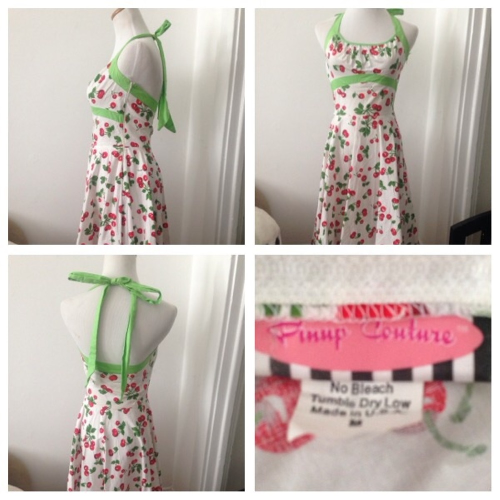 Pin Up Girl Brand Cherries Swing Dress