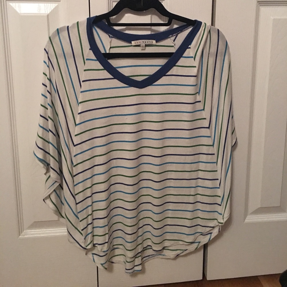 flowy striped shirt