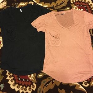 Z supply suede pocket tees