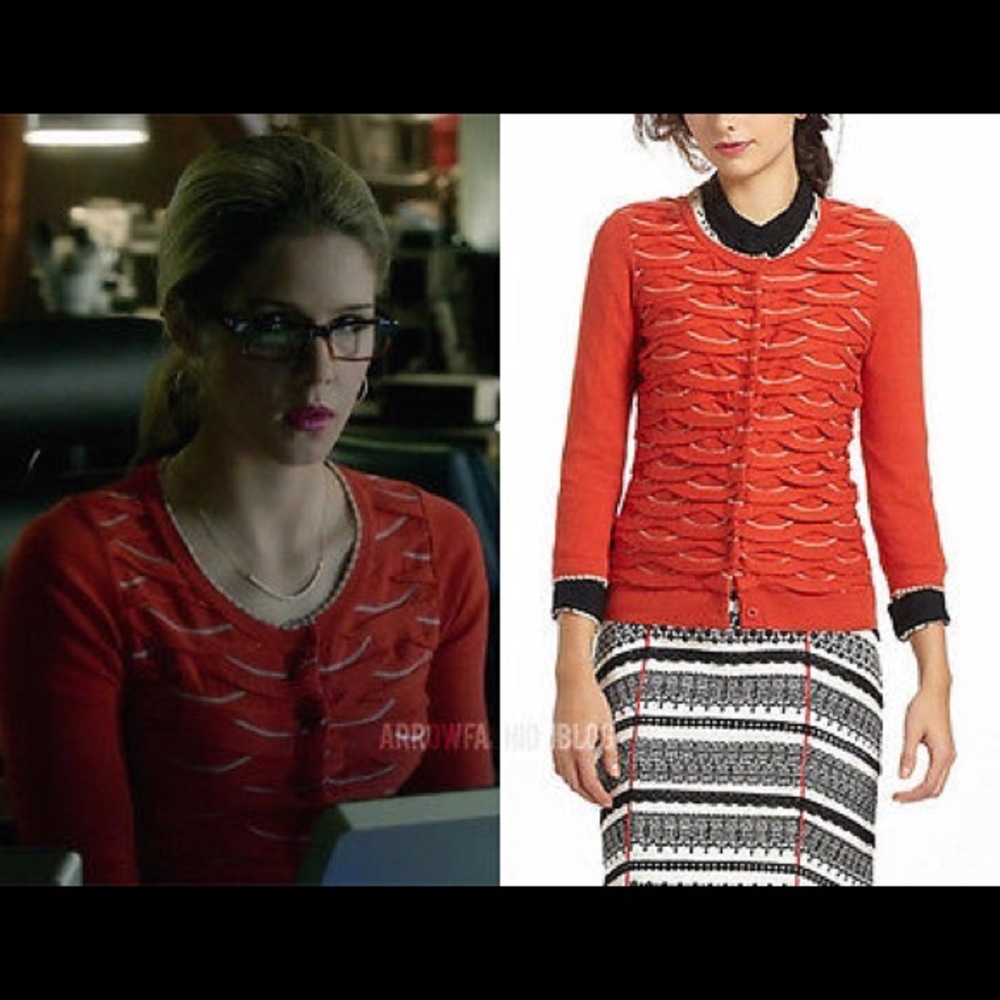 Anthropologie Winter Waves Cardigan NWOT