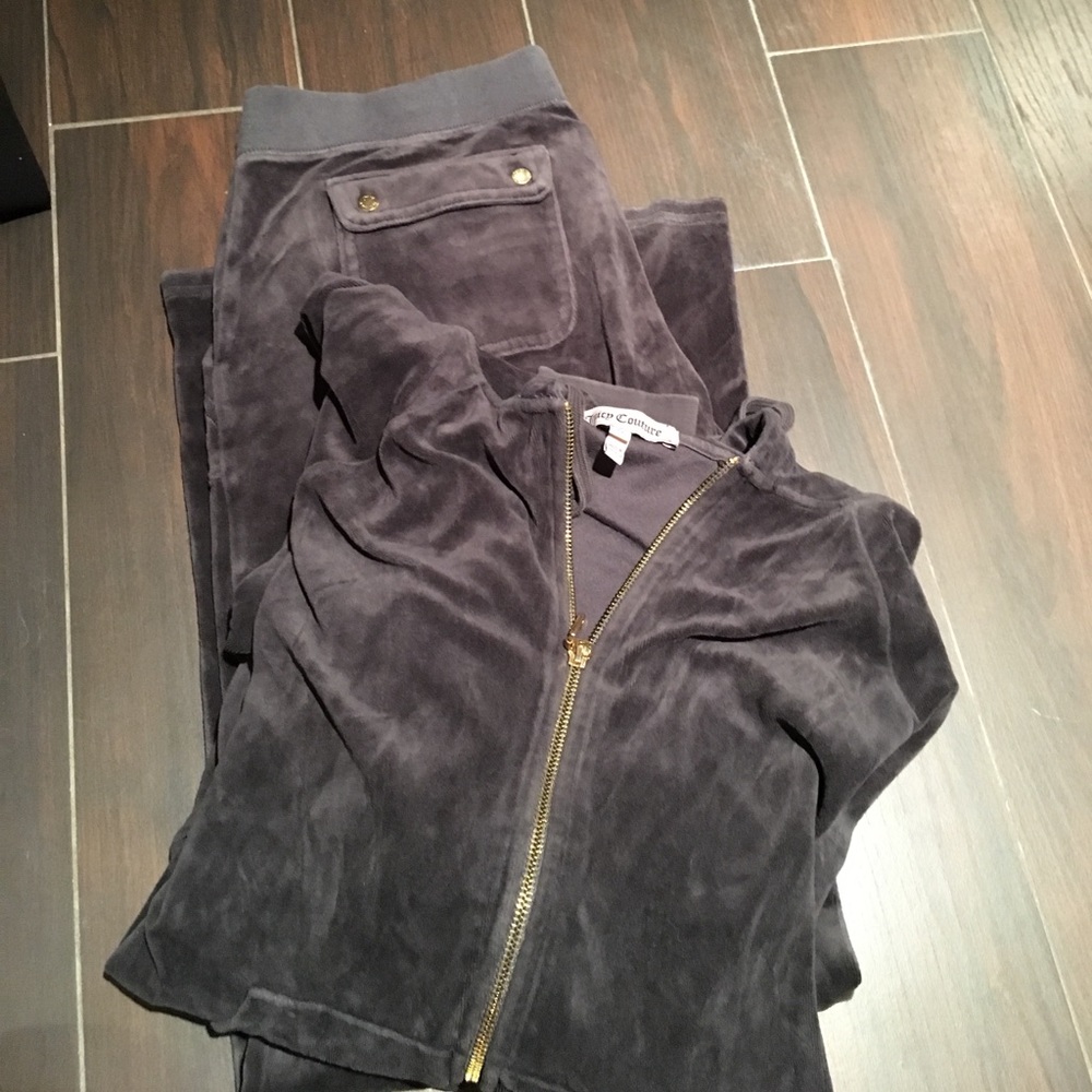 Grey juicy track suit