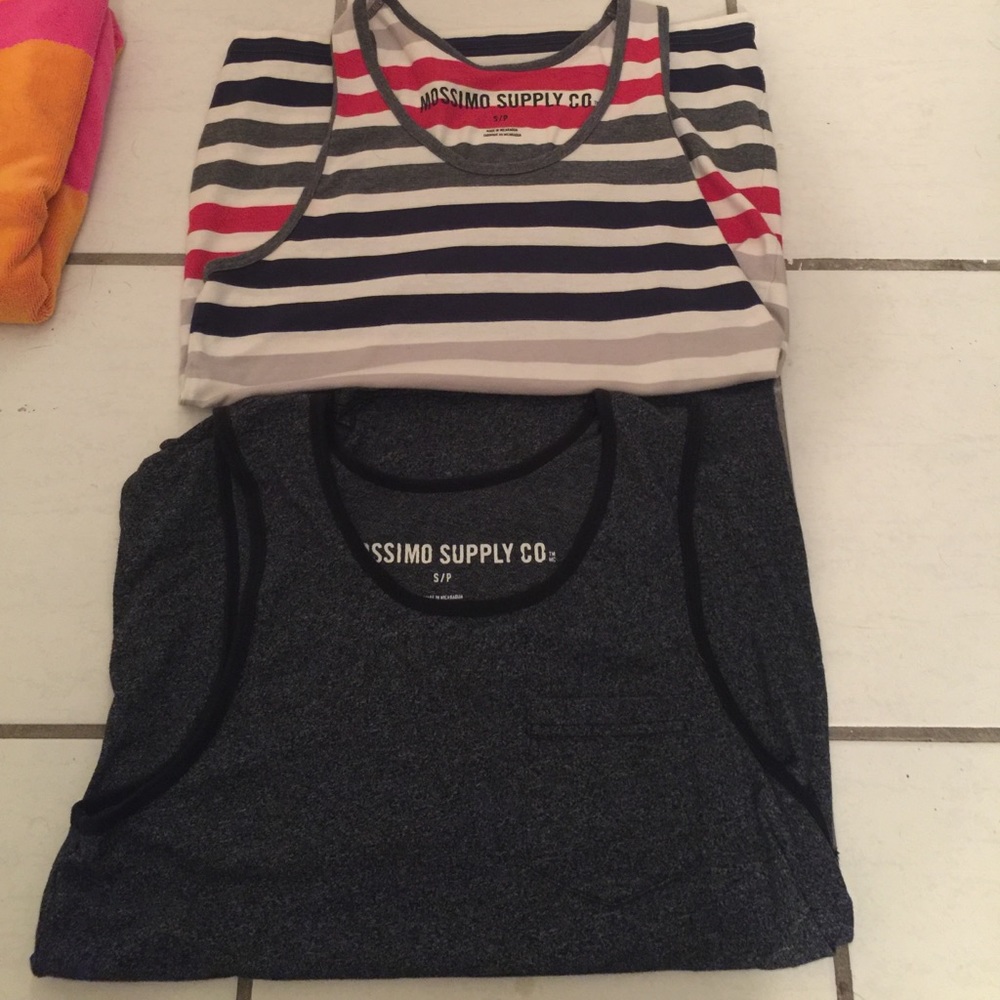 2 Mens tank tops - size small