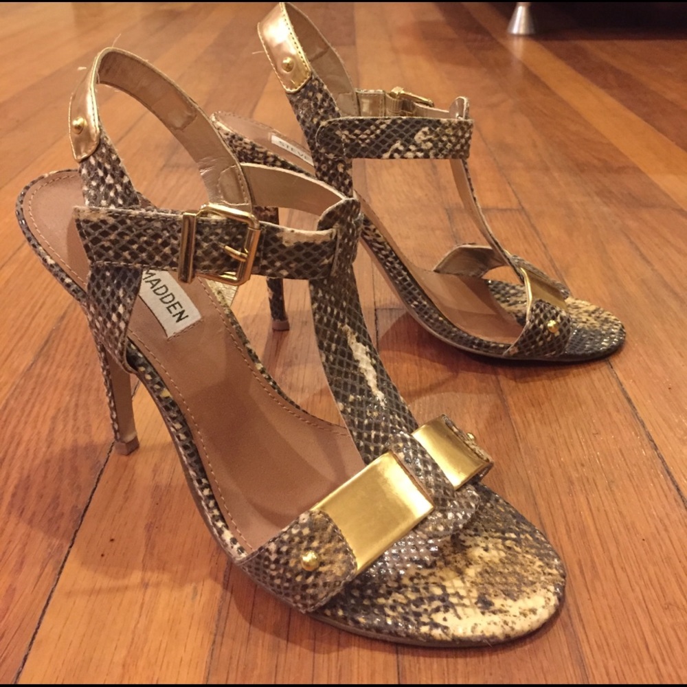 Steve Madden animal-print stilettos. 8.5M