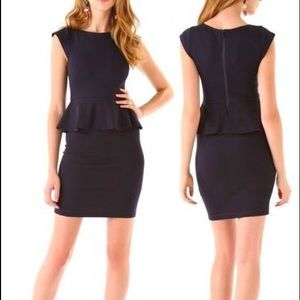 Alice + Olivia light purple peplum dress