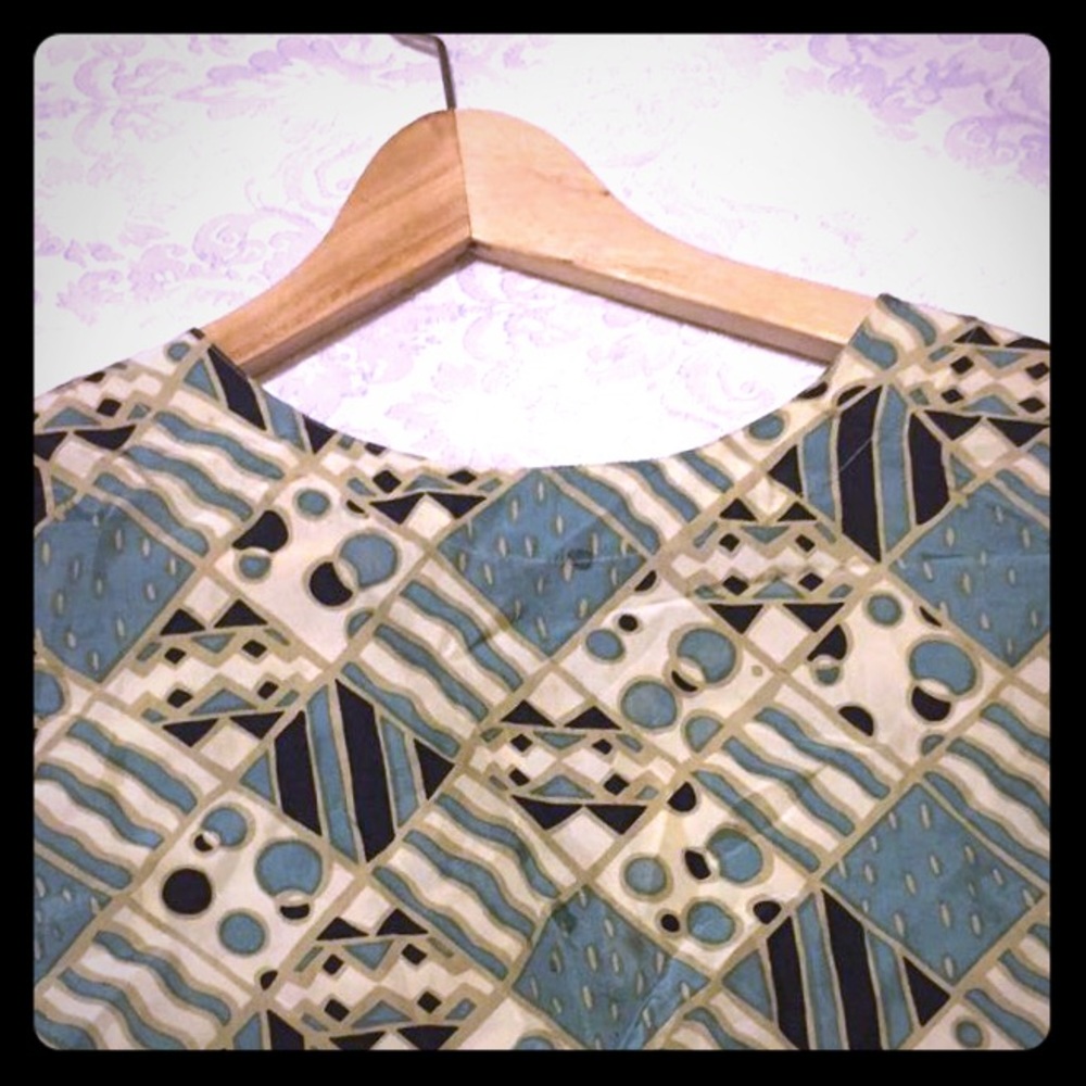 Anna and Frank / 100% silk blouse / size 16 wide