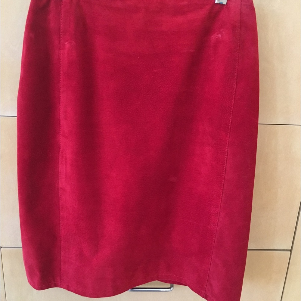 Siena New York designer suede skirt