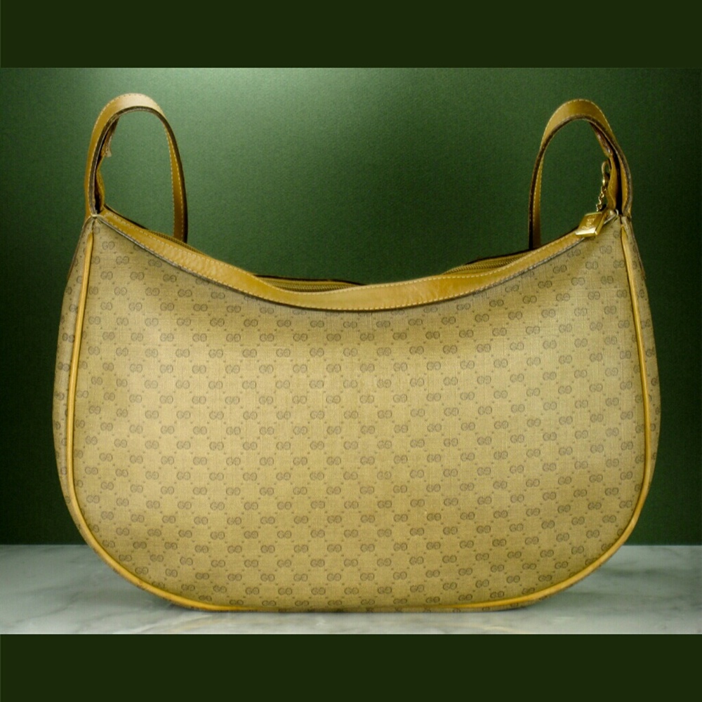 Gucci Leather and Canvas Crossbody Bag - Picture 3 of 4