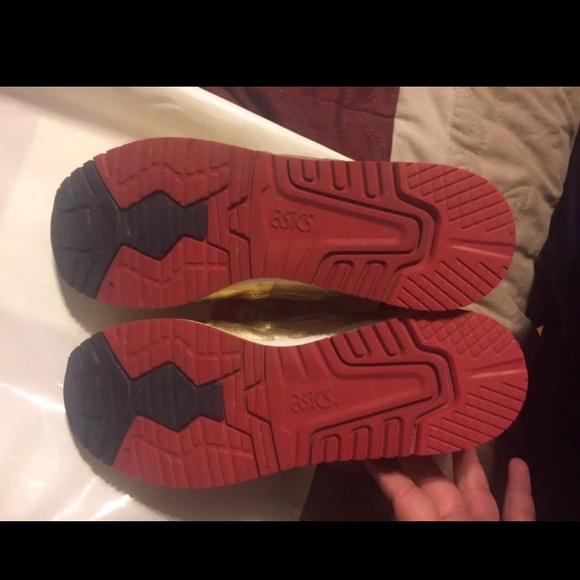 USA Gold Asics Gel lyte III size 9.5 - Picture 4 of 6
