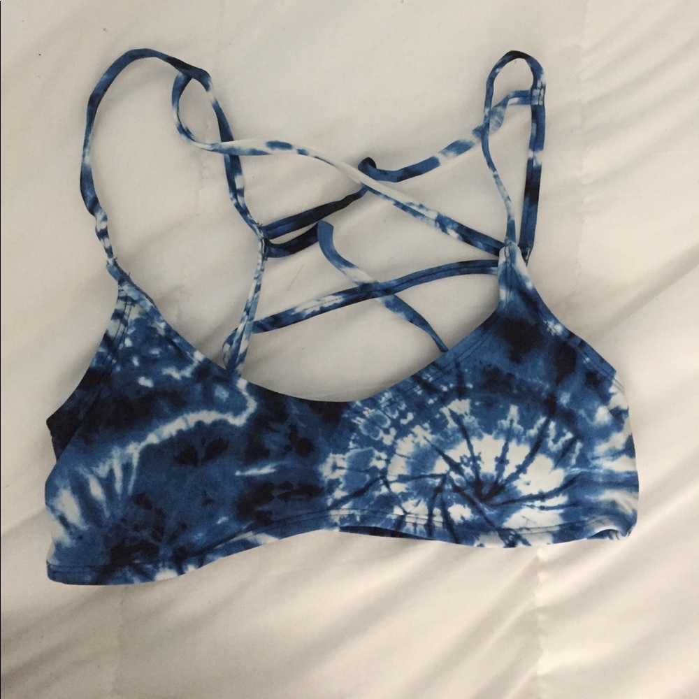 FOREVER 21 TIE DYE BIKINI TOP