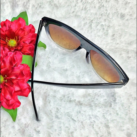 Salt n Peppah" Shadow Oversized Flat Top Aviators - Picture 4 of 4