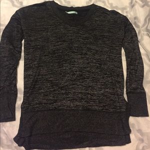 Black Heathered Sweater