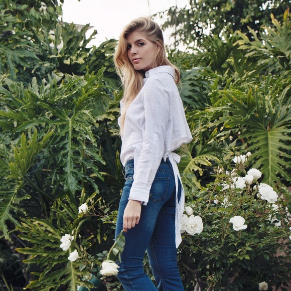 NEW! ☀️ this is happiness ☀️ linen shirt - Picture 4 of 5