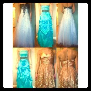 Old prom dresses. In great shape!