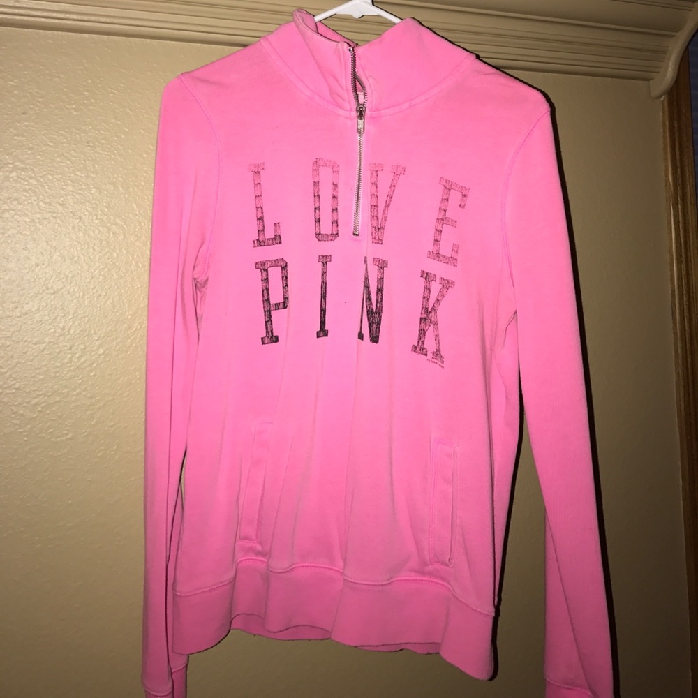 Victoria's Secret PINK Crewneck Zip-up