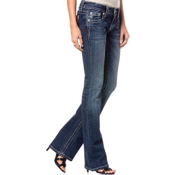 Miss Me Bootcut Embroidery, Leather, Studs & Stone - Picture 2 of 4