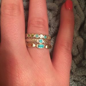 Fossil stackable rings