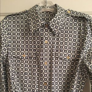 Tory Burch Print Shirt Dress
