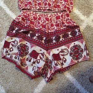 Super cute short and top set