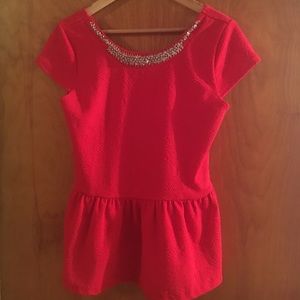 Francesca's Peplum Top