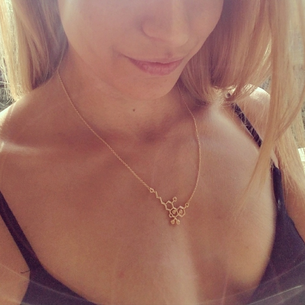 THC Molecule Necklace
