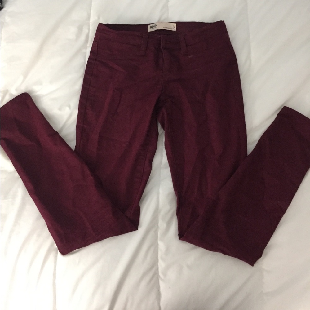RSQ TILLYS MAROON JEGGINGS