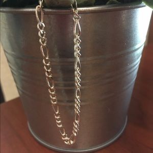 Silver chain bracelet
