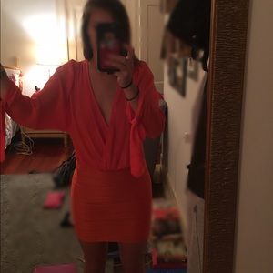 Orange Mura Boutique Dress -- brand is Shareen