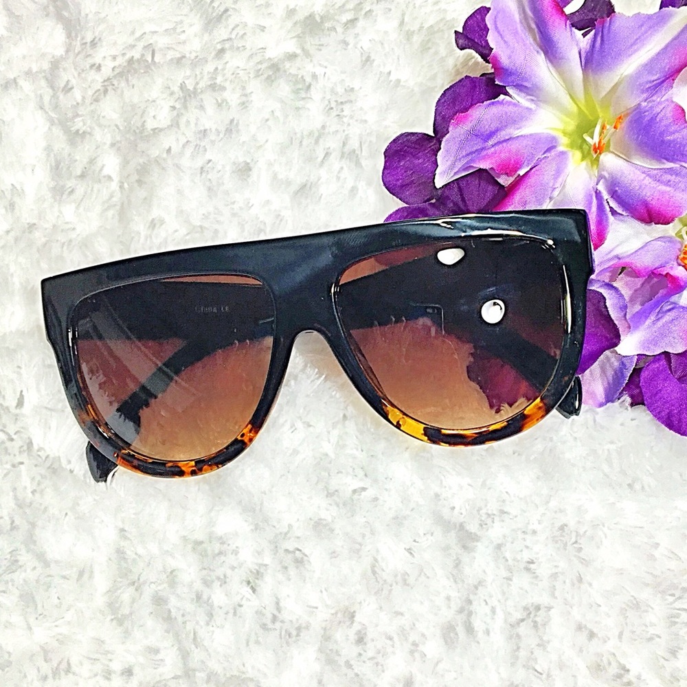 Vintage Shadow Flat Top Aviators - Picture 3 of 4