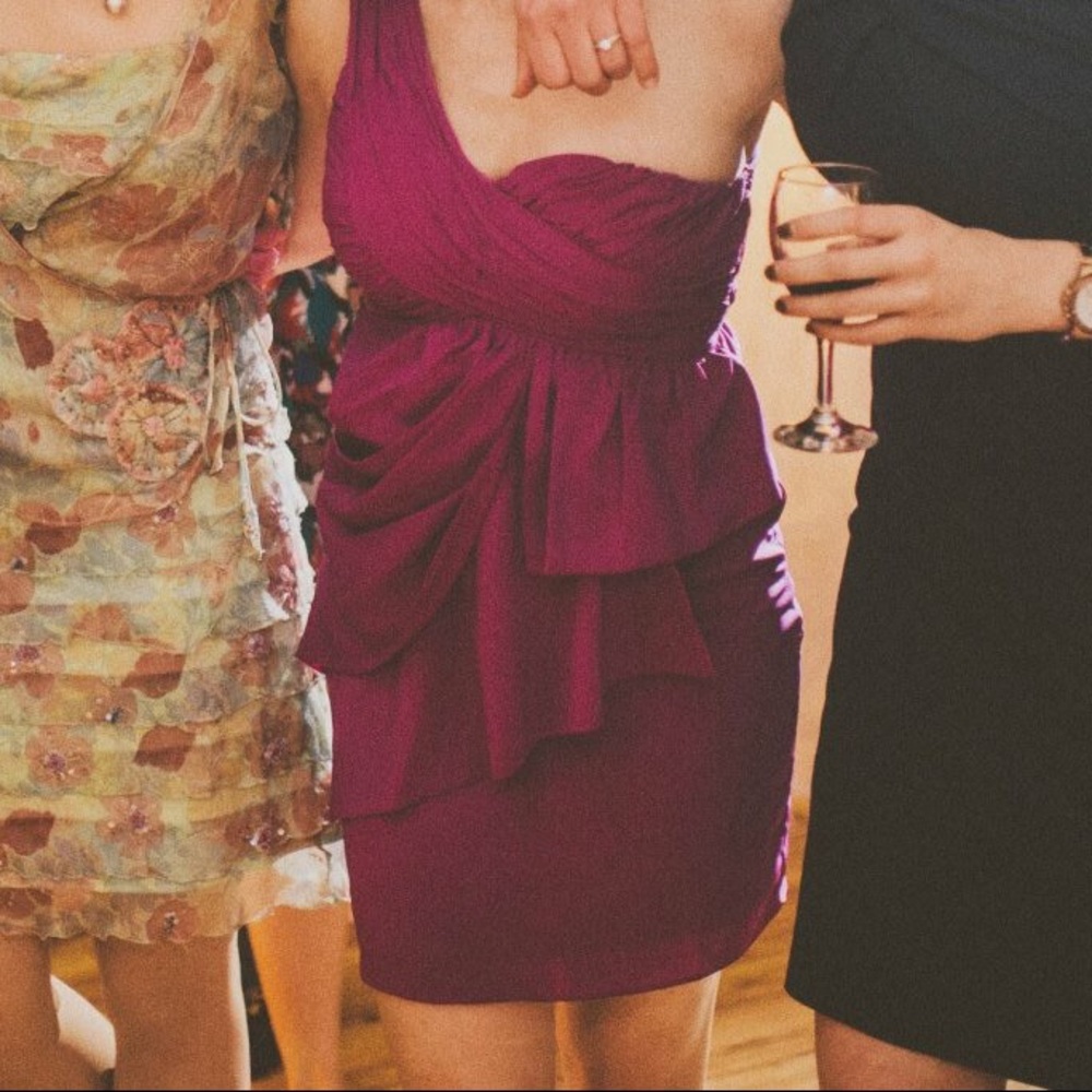 One shoulder dress
