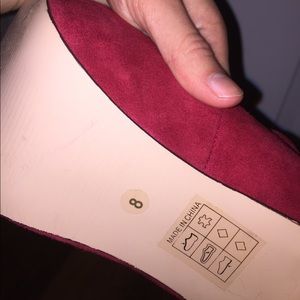 Dolce Vita Shoes - Dolce Vita Mary-Jane Heels in Red Suede RESERVED Dolce Vita Shoes - Dolce Vita Mary-Jane Heels in Red Suede RESERVED