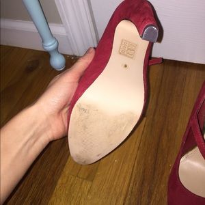 Dolce Vita Shoes - Dolce Vita Mary-Jane Heels in Red Suede RESERVED Dolce Vita Shoes - Dolce Vita Mary-Jane Heels in Red Suede RESERVED