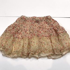 Floral Mini Skirt