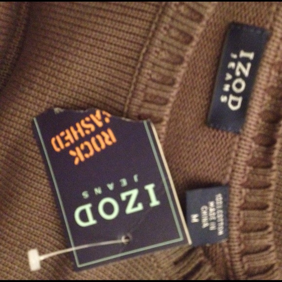 🎉SALE🎉NWT IZOD Jeans soft olive gray sweater - Picture 7 of 7