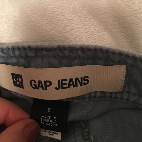 Gap blue velvet skirt - Picture 3 of 3