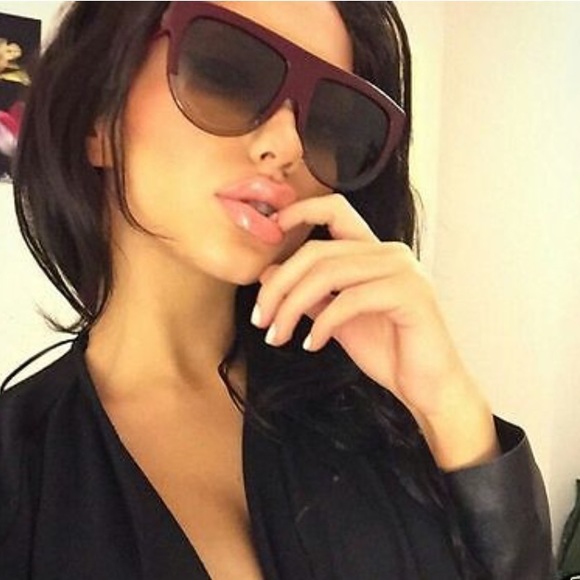 "Betty Boop" Oversized Flat Top Aviators - Picture 2 of 3