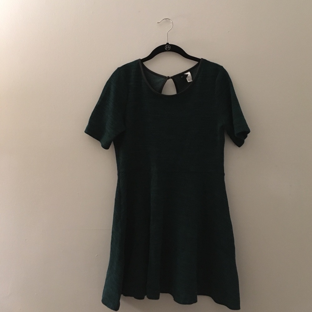 Green Skater Dress