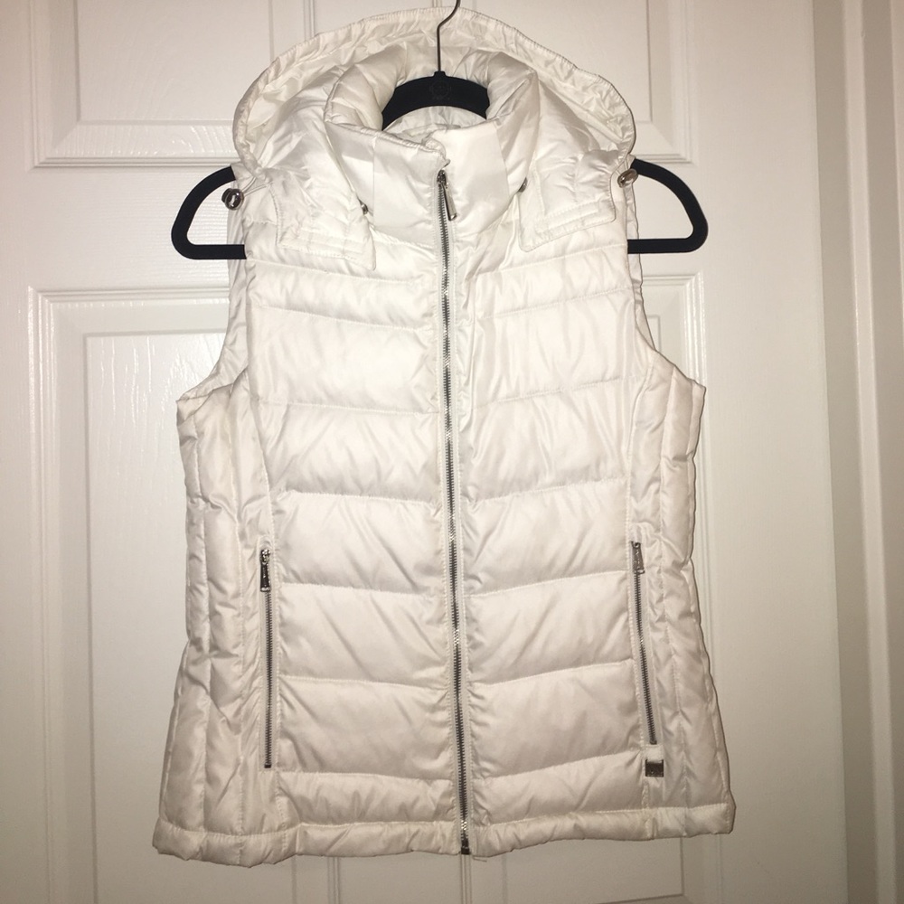 Michael Kors Puffer Vest w/ Detachable Hood
