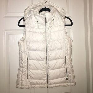 Michael Kors Puffer Vest w/ Detachable Hood