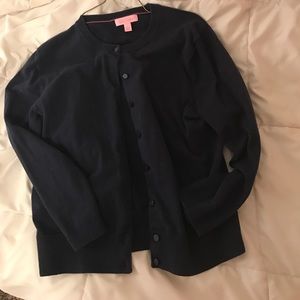 Lilly Pulitzer Navy Button Sweater🎀