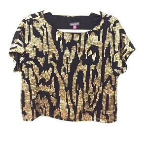 Vince Camuto Sequin Top