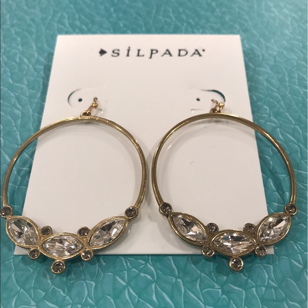 Silpada hoop earrings