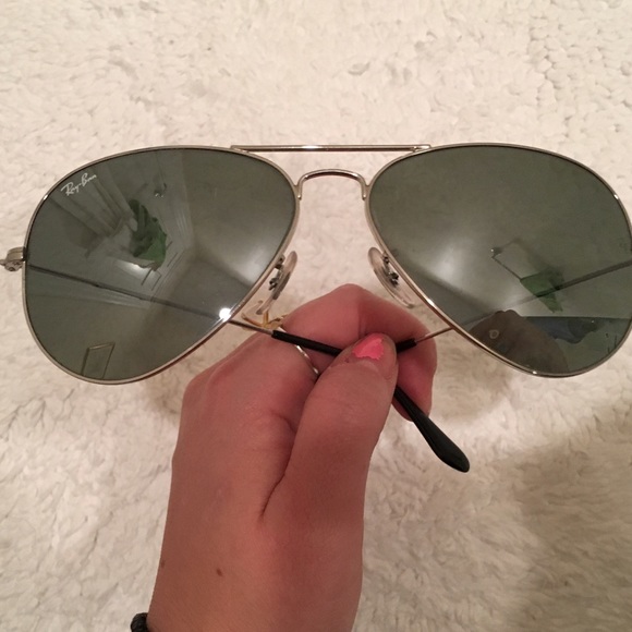 Classic Ray-Ban Aviator in silver mirror main image 5