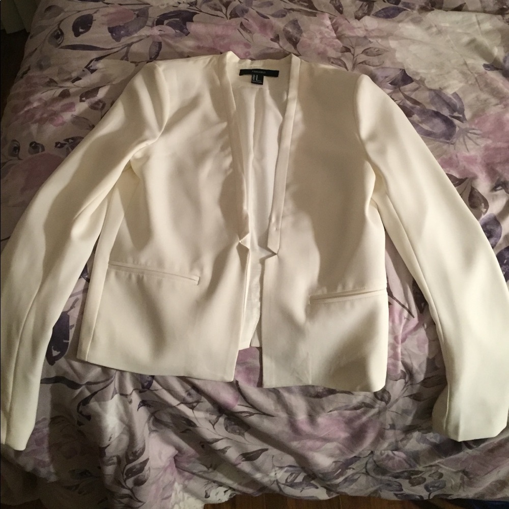 White blazer