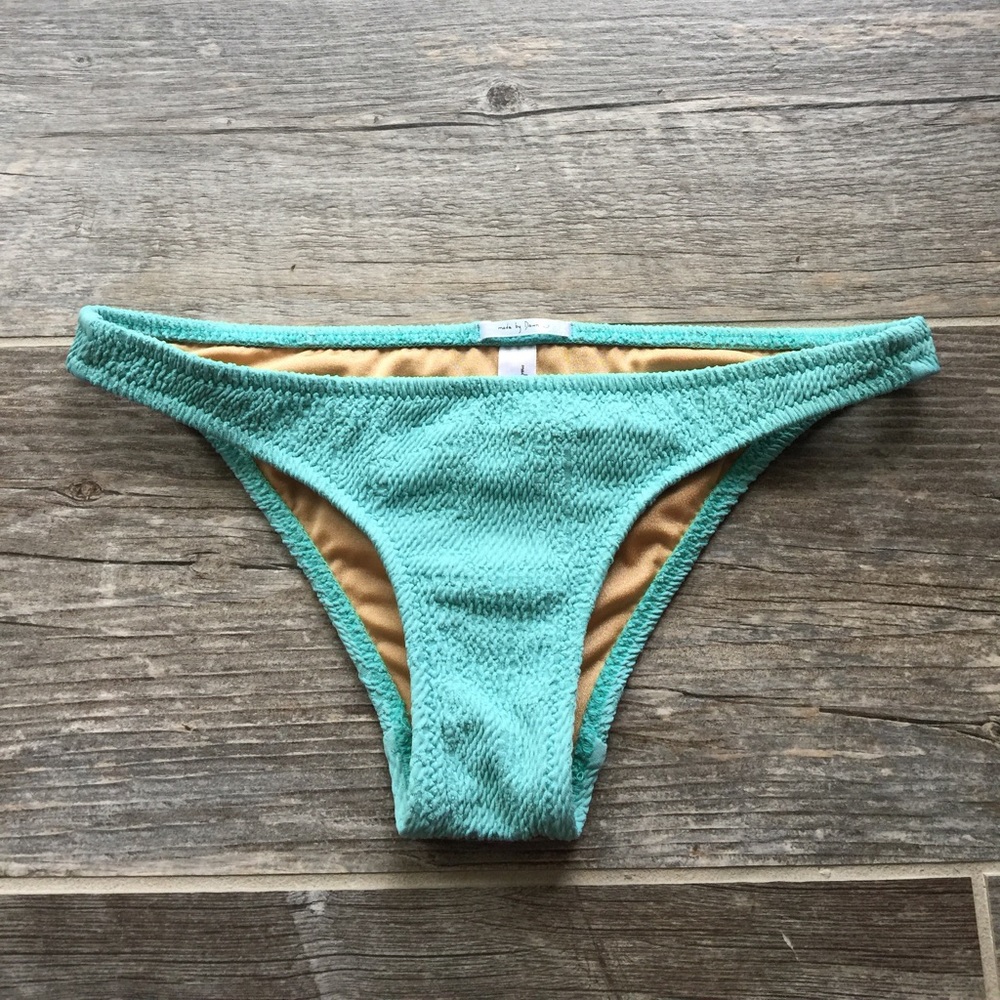 Made by Dawn Textured Bikini Bottom Size Small