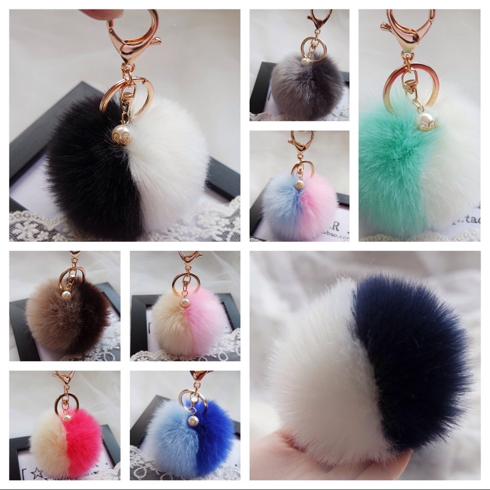 Bundle #1, 2, 5, 6, 7, 8 Pom Keychain/purse charms