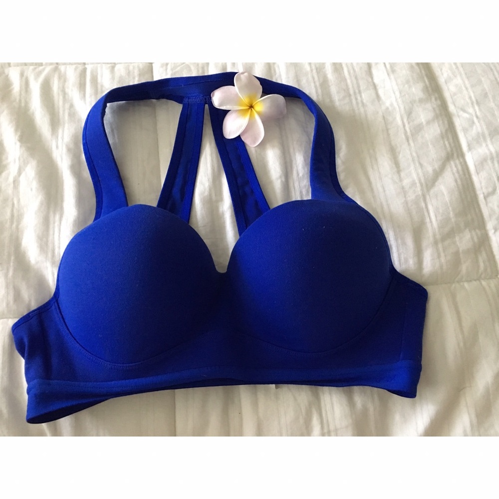 VSX Sexy Sport Push Up Sports Bra, Cobalt Blue