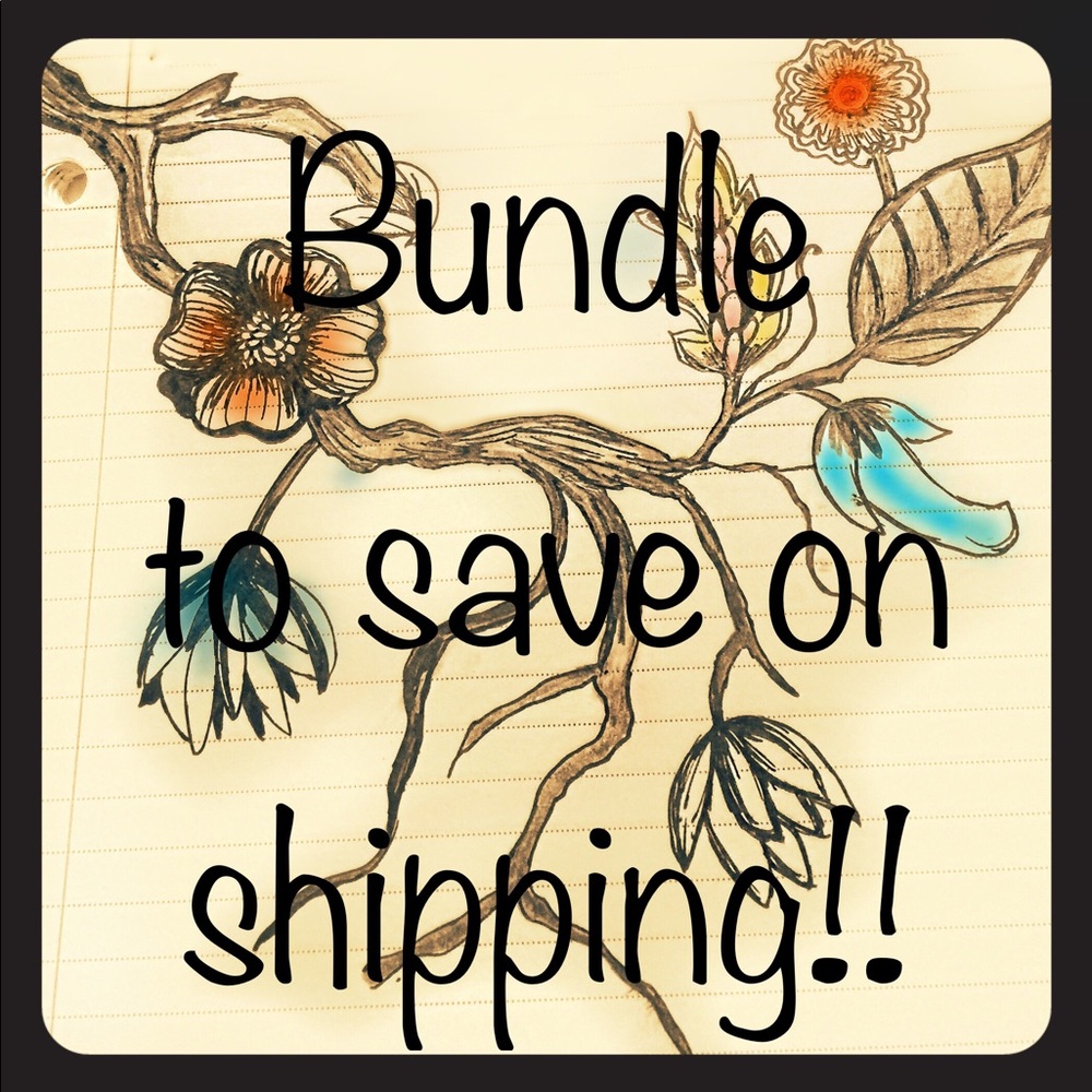 Bundle to save money & shipping!!