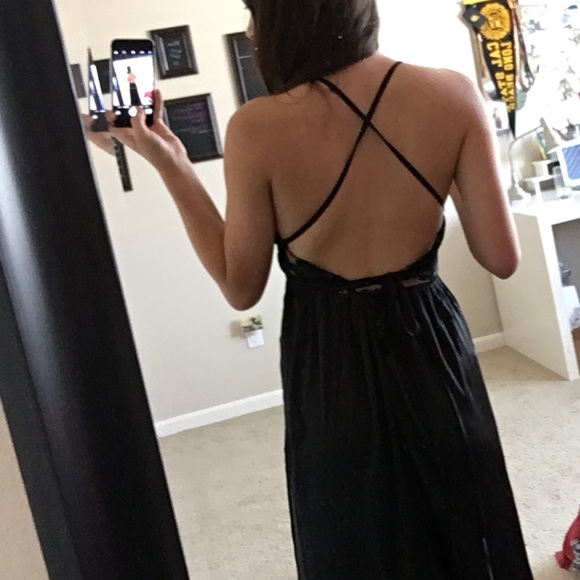 Pure Desire Black Maxi Dress - Picture 5 of 5