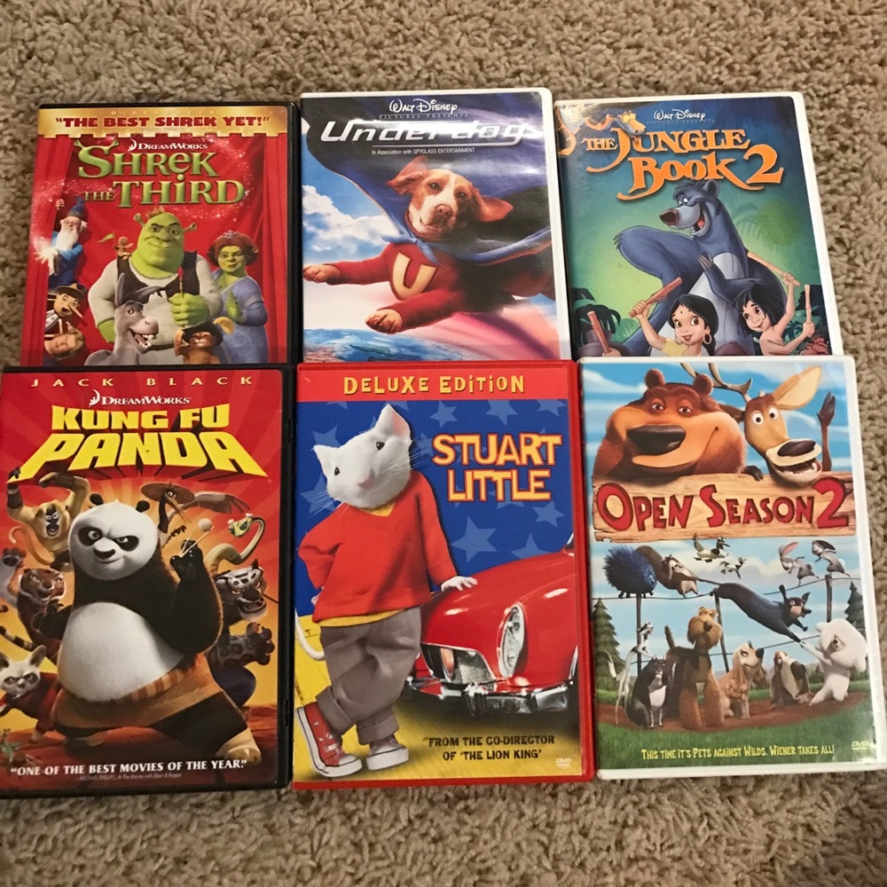 6 DVDs