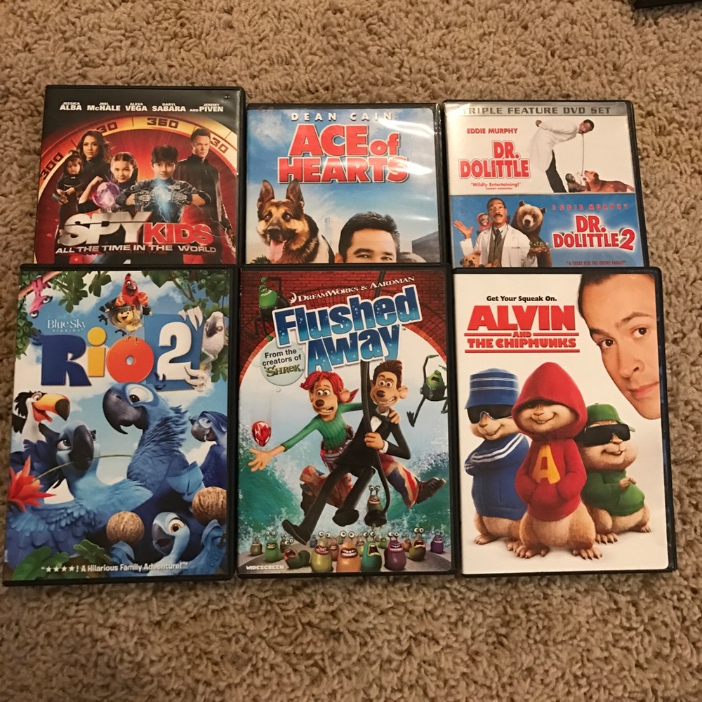 6 DVDs